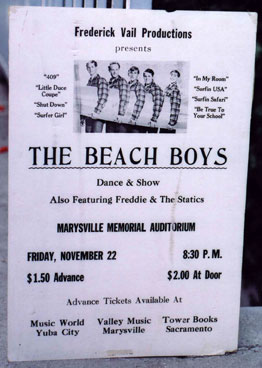 Beach Boys Flyer
